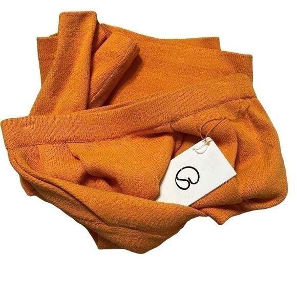 St. John tangerine orange skorts shorts nwt skirt vintage 4 small - Picture 3 of 16